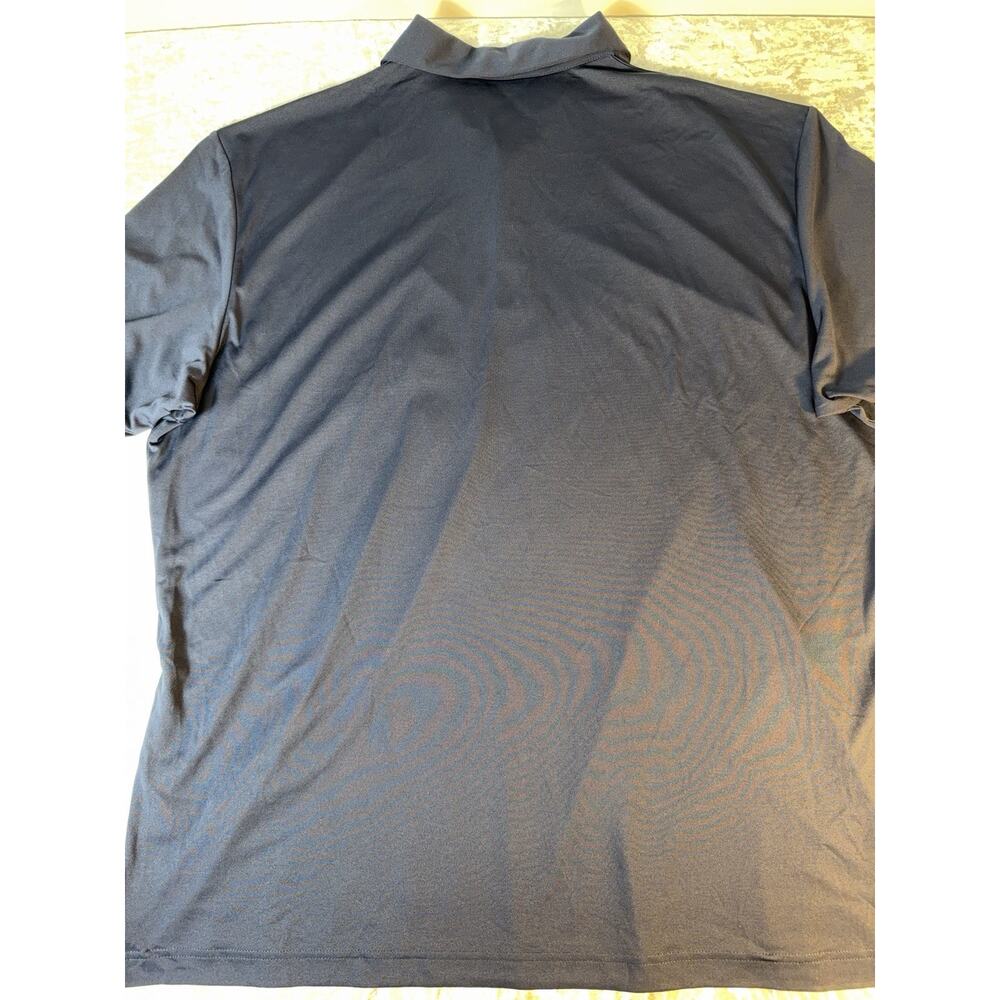 Callaway Golf Polo Shirt XXL NWT Navy Striped Performance Moisture Wicking - Picture 6 of 9